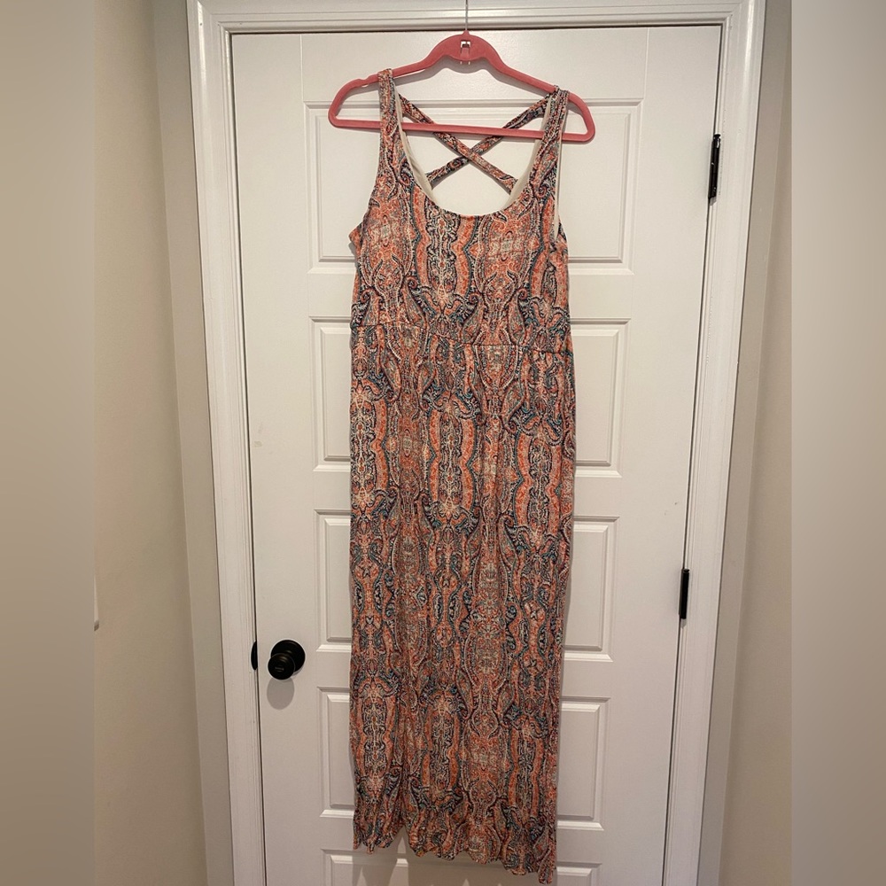 Xhiliration patterned maxi dress.  Size XXL